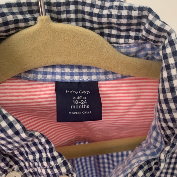 Gingham button down shirt - Picture 2 of 3